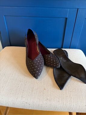 Rothy's Black Pointed-Toe Flats